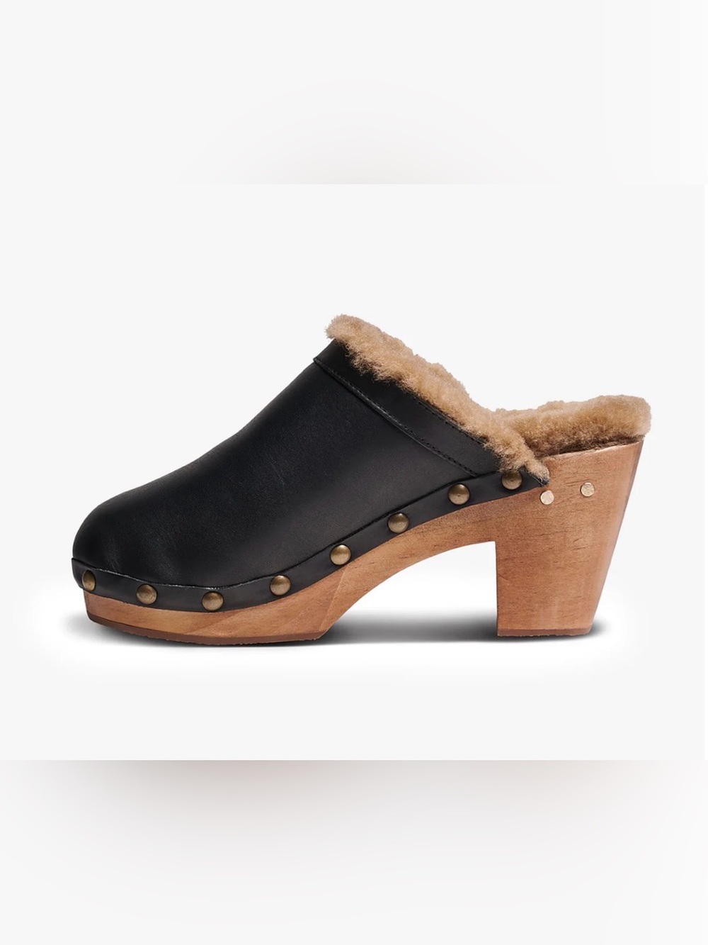 BEEK Woodpecker Shearling Clogs size 7 $375 Handmade - Picture 3 of 11